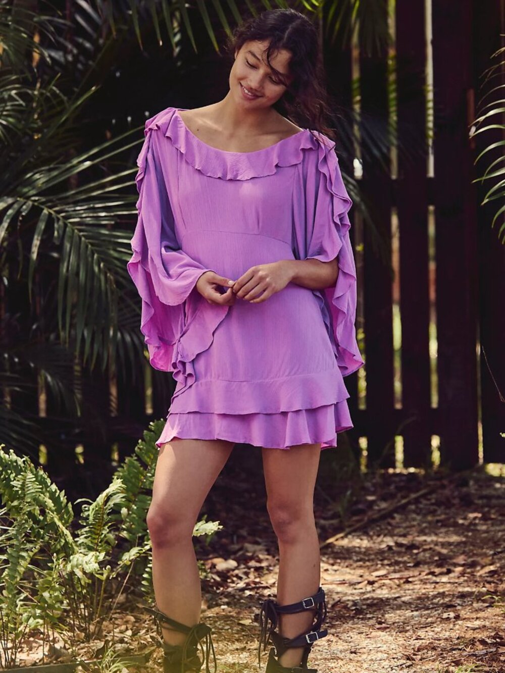 Wild Waves Mini Dress - Free People